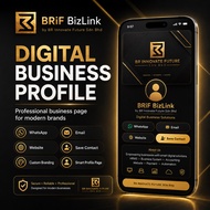 Custom Digital Business Profile | Personalised Company Profile Page | BRiF BizLink