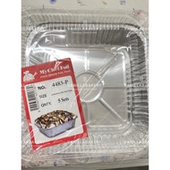 4483-P RECTANGULAR ALUMINIUM TRAY| BEKAS ALUMINIUM FOIL PETAK| LARGE SIZE | 5 SETS