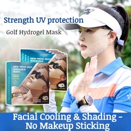 【Hot sale】Sunscreen Anti-Wrinkle Firming Golf Mask Patch Moisturizing Facial Skin Care Face Cooling Cover