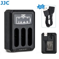 JJC DB-110 LI-90B Triple Slots USB Battery Charger for Ricoh DB-110Olympus LI-90Bfor Ricoh GR3x GR3 