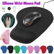 寶藍色 舒適護腕滑鼠墊 矽膠護腕鼠標墊 防滑滑鼠手腕墊 手托護腕 滑鼠護腕墊