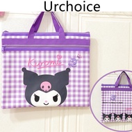 [READY STOCK] Kuromi Tuition Bag A4 Melody Bag Kuromi Multifunction Storage Bag Stationary Kuromi Be