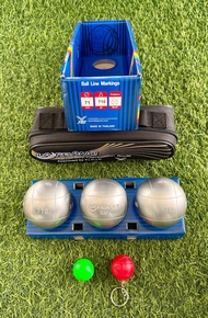 เปตอง LAFRANC SM Series Matt น้ำหนัก 710 กรัม ขนาด 71 มิล ลาย 01 45HRC (ชุด 3 ลูก+ลูกแก่น+สายวัด