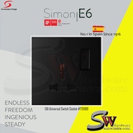 Simon E6 Series Switch / Switches & Socket Outlet (BLACK)
