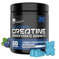 THE HOLISTIC COMPANY High Strength Creatine Monohydrate Gummies - 5Grams Per Serving, Pre Workout Gu