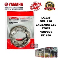 YAMAHA REAR BRAKE SHOE SET LC135/LAGENDA 110/ EGOS/ NOUVOS/ FZ150 (Kampas Rem Belakang) -1S7--F530K-