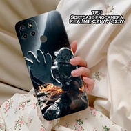 HP Latest Realme C21Y / C25Y Case - Leviora Case - Astronaut Fashion Case - Realme C21Y / C25Y Softc