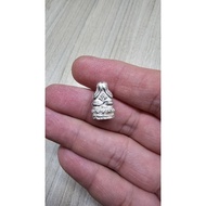 Thai Amulet ~ Silver Phra Pitda ~ Lp Kasem Khemago 🇹🇭