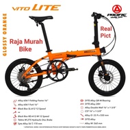 Sepeda Lipat Pacific Vito Lite 16 Inch Sepeda Lipat 16 Inch Pacific Vito Lite 12 Speed Hidrolik