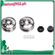 For 1/14  Tractor RC Car Upgrade Accessories- Rear Wheel Hub Kit for Enhanced Performance