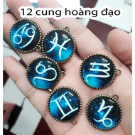 Wholesale 12c 12mm zodiac face [Handmade Picture Face Factory at the Factory]
