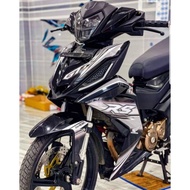 Rs150 V1&V2 Cover Set Custom Hitam Kilat