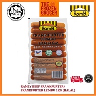 [DELIVERY KL/ SEBAHAIAN SELANGOR] Ramly Beef Frankfurter 1KG/ Ramly Frankfurter Lembu 1KG (HALAL)