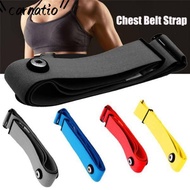 CARNATIOGV Heart Rate Monitor Strap, Silicone + Fiber Adjustable Heart Rate Monitor Chest Strap, Com