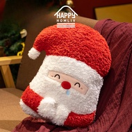 Happy HOMLIV Christmas Pillow Christmas Tree Cushion Christmas Decoration Gingerbread Man Santa Clau