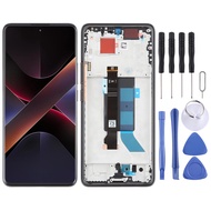 สำหรับ Xiaomi Poco X7 5G AMOLED จอ LCD แบบดั้งเดิมประกอบครบชุดพร้อมกรอบหน้าจอดิจิตอล (สีดำ)