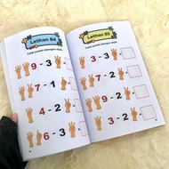 READY STOCK BUKU LATIHAN AWAL MATEMATIK / BUKU MATEMATIK  PRASEKOLAH 4,5,6 TAHUN