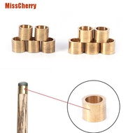 [MissCherry] 5Pcs Billiards Snooker Copper Ferrule Brass Snooker Pool Cue Ferrules Cue Repair