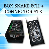 Box Snake Stx Bs - 8 Channel + Connector Box Snake Stx Bs-8Ch Konektor