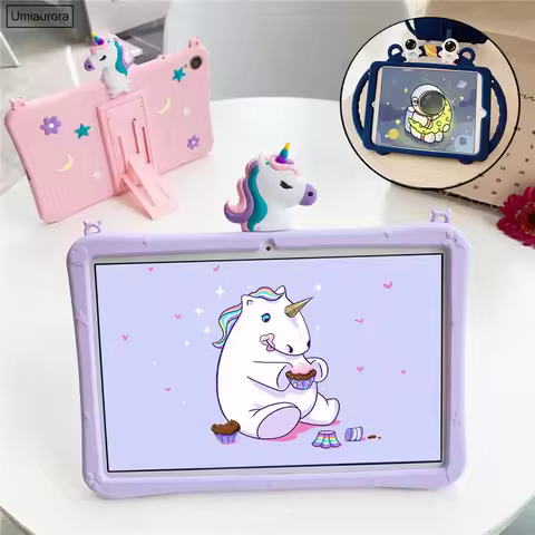 Silicone Cover for Huawei MediaPad T5 10 T5 8.0 M5 Lite 10 M6 8.4 10.1 10.8 Tablet Case Unicorn Kids