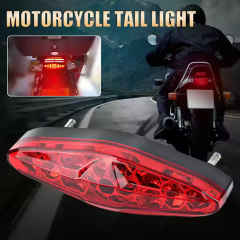 Motorcycle Accessory LED Brake Tail Light For Suzuki ATV LTZ King Quad Runner DR DRZ 650 400 LT Univ