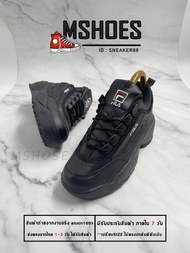รองเท้าผ้าใบ🥇ฟิ-ลา** size : 36-45EU (เผื่อ1ไซส์)👟👟รองเท้าสีดำล้วน รองเท้าแฟชั่น รองเท้าผู้ชายและผู้ห