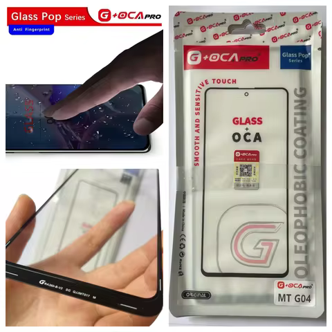 10PCS Front Glass Lens Touch panel with OCA Glue For G72 G73 G75 G82 G22 E22 Gplay G stylus 2021 202
