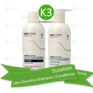 Ecostore Ultra Sensitive Fragrance Free Shampoo / Conditioner (350ML)