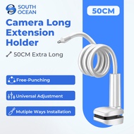 South Ocean CCTV Camera Punch-free Bracket Wall Hanging Bending Extension Stand Clip Holder (50cm)