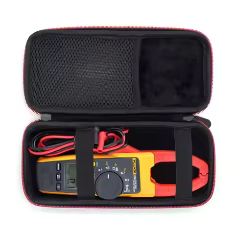 Newest EVA Hard Case Bag for Fluke 323/324/325 True-RMS Clamp Meter Clamp Multimeter AC-DC TRMS, Mes