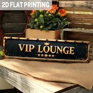 2D Flat - [2D Flat] 2D Flat, 1pc Farmhouse Style VIP Inn Metal Sign Plaque With Crown - Vintage Wall
