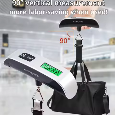 Portable Handheld Hanging Scale. Luggage Weight Scale 110 Lb/50kg Electronic Luggage Travel Weighing