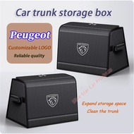 2025 Peugeot 208 408 E-2008 5008 3008 308S 508 RCZ Car trunk storage box slanted back car storage bo