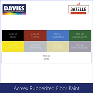Kitchenware℗▨Davies Acreex Rubberized Floor Paint Topcoat Clear - 1L