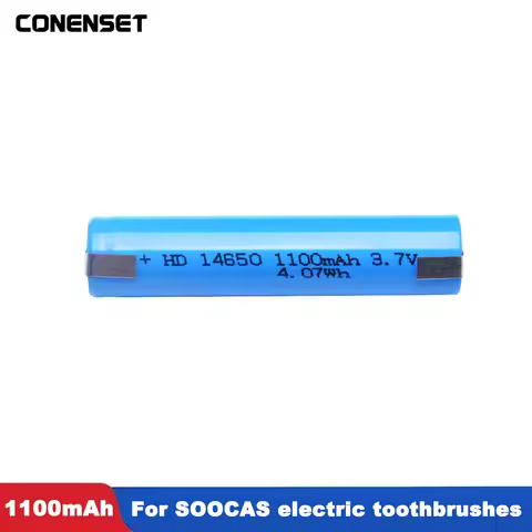 3.7V 14650 Replacement Battery For SOOCAS V1 V2 X3 X3U X5 D2 D3 Sonic Electric Toothbrush with solde