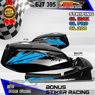 Striping motorbike gl max gl pro gl neo tech hologram variation / motorbike sticker gl / body trim m