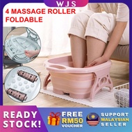 🇲🇾FREE RM50 VOUCHER🎁 MLQ Premium Foldable Foot Bath Foot Spa 4/6 Rollers Feet Wash Soak Foot Massage