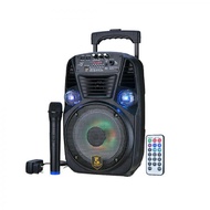 Avcrowns CH-8112 Bluetooth Trolley Speaker 600W With Mic Black/Remote control