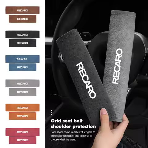 Car Safety Shoulder Cover Soft Protection Seat Belt Padding Pad For Recaro