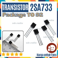 Transistor 2SA733 PNP General PURPOSE Amplifier Audio Driver TR A733 A733 A 733 60V TR 2SA733 TO92