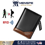 MENSPE Wallet Men RFID Card Case Safety Card Holder Anti-Theft Wallet