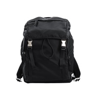 【二手】Prada 雙肩包，背包，雙肩包 2VZ062 Tessuto 黑色