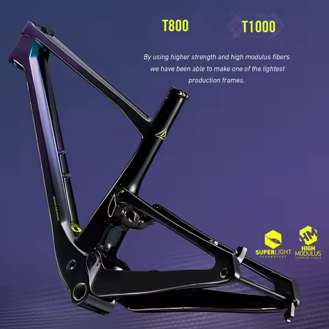 2025 Lexon Spirit 29er Carbon XC MTB Frame 148mm Boost T800/T1000 110mm Travel 38T 2.4" Tire 2400g F