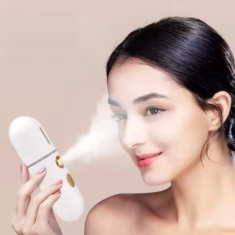 Mini Portable Humidifier Nano Facial Steamer Device Beauty Spray Hydrating Apparatus Cold Spray Appa
