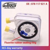 OE 078117021A 017117021A 028117021L 038117070A Engine Oil Cooler for Audi A4 A6 Jetta Golf Passat 2.