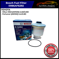 Bosch Diesel Fuel Filter 0986AF6292 (D6292) for Toyota Hilux GUN125/126 Fortuner GUN155/156/165 (2.4