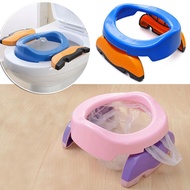 Foldable Portable Travel Potty Chair Toilet Seat For Baby Kids Plastic Seat