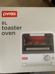 Pyrex 6L小焗爐 toaster oven 只用過1-2次，新淨