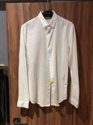 Dior HOMME 04AW 白色 條紋襯衫 Size:39