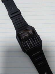 Casio CA-53W 計算機電子錶 反顯螢幕 黑魂 黑色
